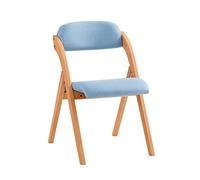 SoBuy Silla Plegable de Madera Acolchada, montada, 47,5x77x59cm, Cocina