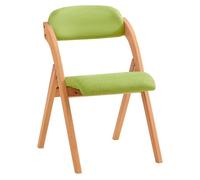 Sobuy silla plegable de madera con asiento y respaldo acolchados 47x57x79cm fst92-gr