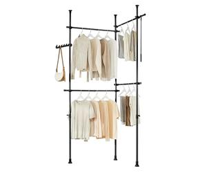SoBuy Telescópica Perchero Burro Ropa resistente, dormitorio