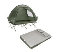 Sobuy Tienda de Campaña 2 Personas con Colchón Hinchable Tienda de Campaña Impermeable Barraca de Camping Verde 193x145x185 cm OGS32-II-L-GR-TP