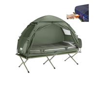 SoBuy Tienda de Campaña Exterior para 1 Persona Tienda de Acampada para Playa Parque 4 en 1 Tiendas iglú con Bolsa de Transporte Verde 193 x 160 x 86cm OGS32-GR ES