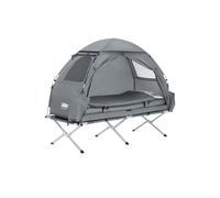 Sobuy tienda de campaña exterior para 1 persona tienda de acampada para playa parque 4 en 1 tiendas iglú con bolsa de transporte gris 193 x 160 x 86cm ogs32-hg es