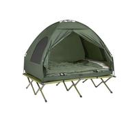 Sobuy tienda de campaña exterior para 2 personas tienda de acampada para playa 4 en 1 tiendas iglú con bolsa de transporte verde 325 x 185 x 145cm ogs32-l-gr es 193 cm