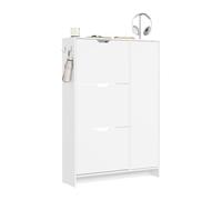 SoBuy Zapatero Estrecho 24 cm Diseño Nórdico para Entrada
