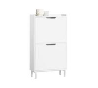 Sobuy zapatero estrecho con 2 solapas 50 x 19 x 91 fsr151-w 19 cm