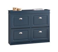 SoBuy Zapatero Estrecho con 4 Puertas 104x24x83cm para Recibidor
