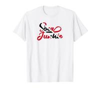 Soca Junkie Trini Trinidad & Tobago Bandera Carnaval Camiseta gráfica económica, Hombre, Blanco, S