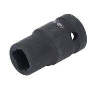 Socador de grifo cuadrado M18 1/2 pulgada Hembra de agujero cuadrado Caqueteo Impacto CR Mo Acero de bloqueo seguro duradero para llaves manuales neumáticas eléctricas