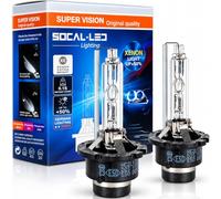 SOCAL-LED 2x D2S HID Bombillas Reemplazo directo del faro de xenón OEM de 35W CA 12000K Rosado morado