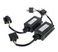 SOCAL-LED 2x H4 9003 Decodificador LED mejorado Canbus fuerte Código de error Cancelador de advertencia Adaptador de relé antiparpadeo