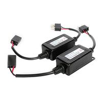 SOCAL-LED 2x H7 Decodificador LED mejorado Canbus fuerte Código de error Cancelador de advertencia Adaptador de relé antiparpadeo