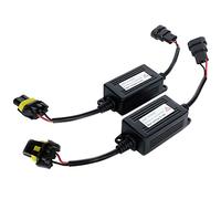 SOCAL-LED 2x HB4 9006 Decodificador LED mejorado Canbus fuerte Código de error Cancelador de advertencia Adaptador de relé antiparpadeo (para: 9005, 9012, 9145, H10)