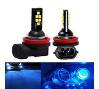 SOCAL-LED LIGHTING 2x H11 H8 Bombilla de luz antiniebla LED Advanced 3030 SMD Lámpara DRL de circulación diurna colorida brillante, azul hielo