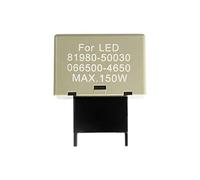 SOCAL-LED LIGHTING Relé electrónico LED intermitente LM449 81980-50030 de 8 pines para fijar bombillas intermitentes con problemas de hiperflash