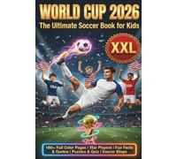 Soccer Activity Book for Kids: Fun Activities, Trivia, Puzzles & World Cup 2026 Action - The Perfect Soccer Gift for Boys and Girls Ages 8-12