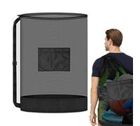 Soccer Ball Bag, Football Mesh Sack, Sports Storage Net, Heavy Duty Construction, Adjustable Drawstring Closure, Breathable Mesh Design, Easy Carry, Lightweight Use, Perfect for Athletes, Youth, Teams