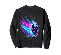 Soccer Ball Dynamic Speed Light Trails Sudadera