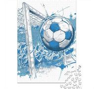 Soccer Ball Goal Net-5 Puzzle Imposible,desafío for Adults Juego Educativo 1000 Piezas Obra De Arte De Juego De para Adultos Y Niños A Partir De 12 Años 70x50cm/1000pcs