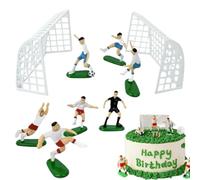 Soccer Cake Topper - 10,5 x 6,5 cm Juego de decoración de de fútbol 0