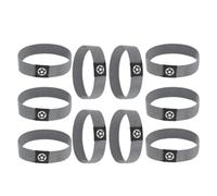 Soccer Cleat Laces - 12.2x2cm Rubber Elastic Sleeves | 10 Piece Football Shoe Band Protector | Rubber Football Cleat Bands For Women Men Kids Youth Boys Girls Outdoor Training Tournament Field