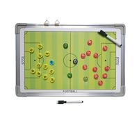 Soccer Coaching Board, Dry Erase Clipboard, 17,72 x 11,81 in Magnetic Whiteboard, incluye 2 Marker Pens, Strategy Layout Tool for Football Activities, Team Practice, Referee