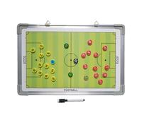Soccer Coaching Board, Dry Erase Clipboard with 2 Marker Pens, Magnetic Whiteboard for Game Strategy, Training Tool for Football Coaches, Referee Planning, Match Preparation