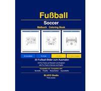 Soccer Coloring Book: 30 Kawaii Coloring Pages for Kids Ages 4-10