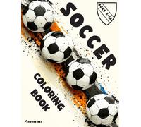 Soccer Coloring Book: 38+ Sports Players and Action Scenes to Color for Kids Ages 8-12, Fun and Engaging with Football, Athletes, Exciting Game Moments, and Much More