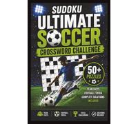 Soccer Crossword Challenge Book: Word Search with Easy to Read, Print about, Soccer Famous Players, Soccer Legends and more | 6x9 inches, 110pages ... for Vacations, Holidays and free Times