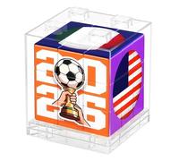 Soccer Cube Puzzle, STEM Fidget Toy, 2,24 pulgadas Brain Teaser with Ball Patterns, Compact PP Educational Logic Game, Twist Challenge with Colorful Design, Learning Aid for Kindergarten and Classroom