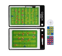 Soccer Dry Elease Coaching Board - Portapapeles para entrenadores - Pizarra blanca para entrenadores - Rastreador magnético portátil - Herramienta de entrenamiento para béisbol, baloncesto Softbal