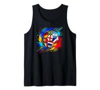 Soccer Football Countries Flags Camiseta sin Mangas