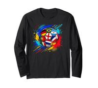 Soccer Football Countries Flags Manga Larga