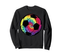Soccer Football Tie Dye Rainbow Kids Boys Teenage Men Girls Sudadera