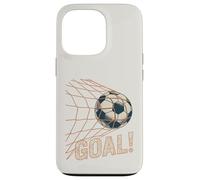 Soccer Goal Celebration Vintage Soccer Ball in Net Carcasa para iPhone 13 Pro