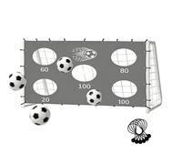 Soccer Goal Target Net with Scoring Zones, Portable Foldable Football Target Net, Accuracy Soccer Practice Targets for Adults Teens
