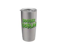 SOCCER GOBLIN - Divertido equipo de juego de jugador de fútbol de regreso a la escuela Vaso térmico de acero inoxidable de doble pared