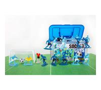 Soccer Guys - Navy/Black vs Blue/White - Sports Action Figures That Inspire Endless Hours of Creative Play in Kids Who Love Sports. Agest 3+