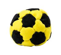 Soccer Hackys Footbag Sacks - Soft Plush Footbags for Adults - Durable Fleece Juggling Balls - Vibrant Sports Design for Indoor & Outdoor Play, Party Favors, and Coordination Training