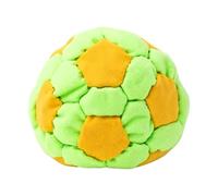 Soccer Hackys Footbag Sacks - Soft Plush Footbags for Adults - Durable Fleece Juggling Balls - Vibrant Sports Design for Indoor & Outdoor Play, Party Favors, and Coordination Training