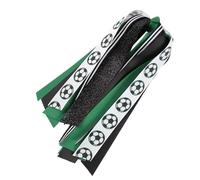 Soccer Hair Accessories - Elastic Sports Headband and Ribbon Set | Team Spirit Ponytail Holder Stretchy Comfortable for Cheerleader, Player, Fans, Teen, Women or Stocking Stuffer