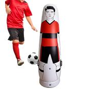 Soccer Kick Defender - Dispositivo De Entrenamiento Inflable, Robusto, Duradero, Seguro, Portátil, Ayuda De Ejercicio Para Entrenamiento De Fútbol, Base De Soporte Flexible, Absorción De Choques