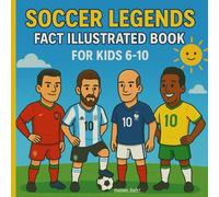Soccer Legends Facts Illustrated Book: Learn About Legendary Players for Kids 6-10
