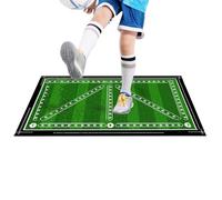 Soccer Mat - Esterilla de entrenamiento de fútbol | Alfombrilla de fútbol portátil sin deslizar Silent Soccer Mat for Home Gym, Footstep Training Football Mat, Silent Portable Non-slip Soccer Skills