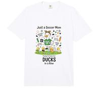 Soccer Mom Gift Soccer Mama Graphic Funny Soccer Mom Comfort Colors Adult Heavyweight T-Shirt
