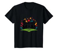 Soccer Mom Life: Regalo de Orgullo para Padres Deportivos para Mujeres Camiseta, Niños, Negro, 2 años