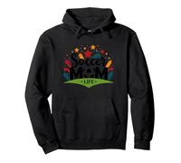 Soccer Mom Life: Regalo de Orgullo para Padres Deportivos para Mujeres Sudadera con Capucha, Unisex para Adultos, Negro, L