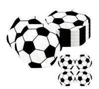 Soccer Napkins - 20 Pieces Dinner Napkins Party Decoration