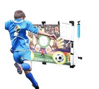 Soccer Net for Kids - 88x47x61cm 3 Height Adjustable Football Sports Toy Set | Practice Football Goal Toy for Playground Indoor Living Room Practice Exercise Outdoor Backyard