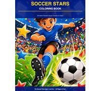 Soccer stars coloring book